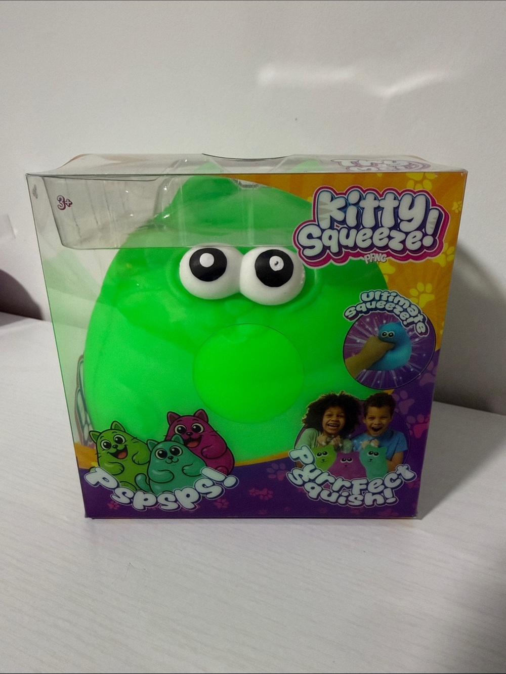 Kitty Squeeze! Squishy Toy Jumbo Stress And Anxiety Relief fidget squish cat
